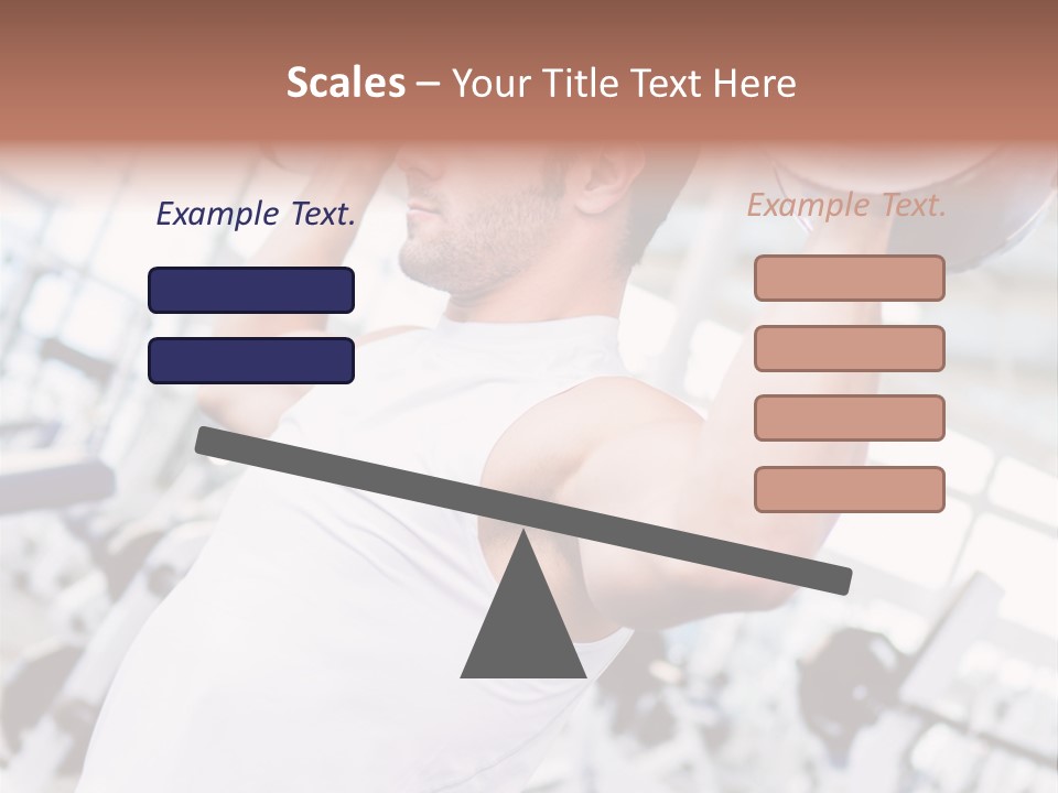 Strength Fitness Strong PowerPoint Template