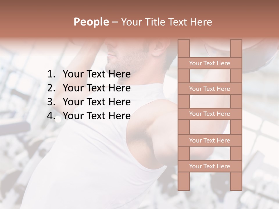 Strength Fitness Strong PowerPoint Template