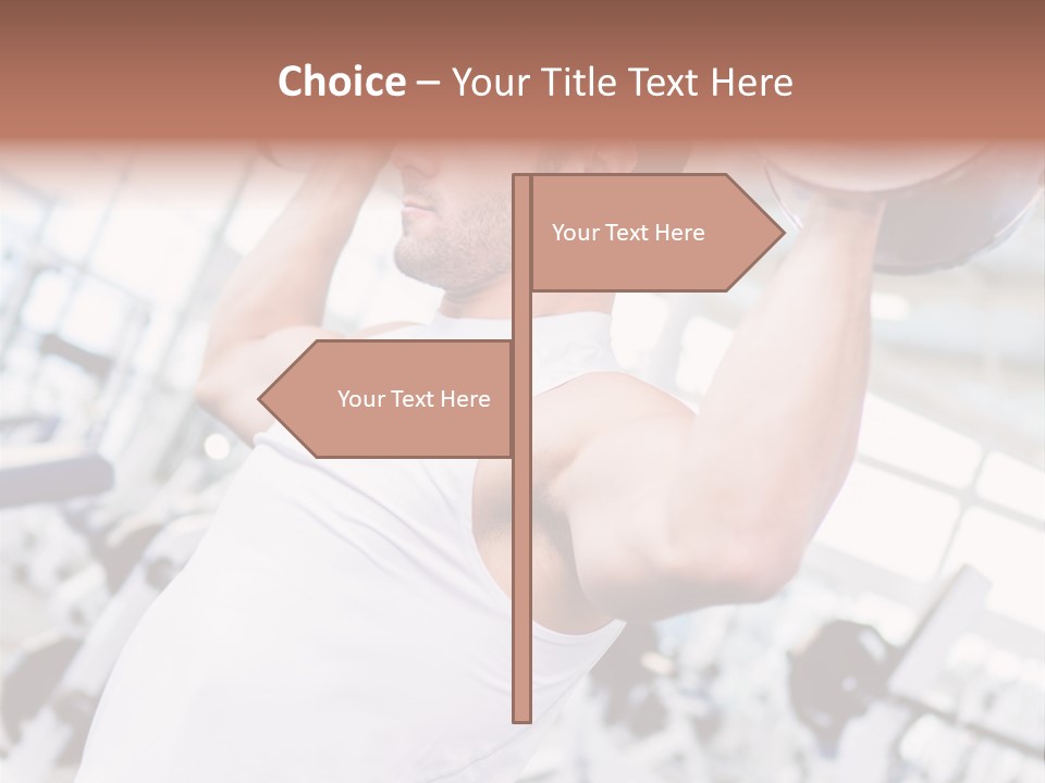 Strength Fitness Strong PowerPoint Template