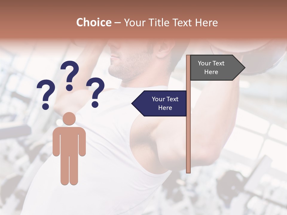 Strength Fitness Strong PowerPoint Template