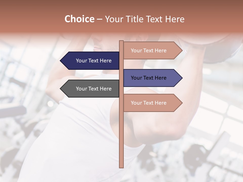 Strength Fitness Strong PowerPoint Template