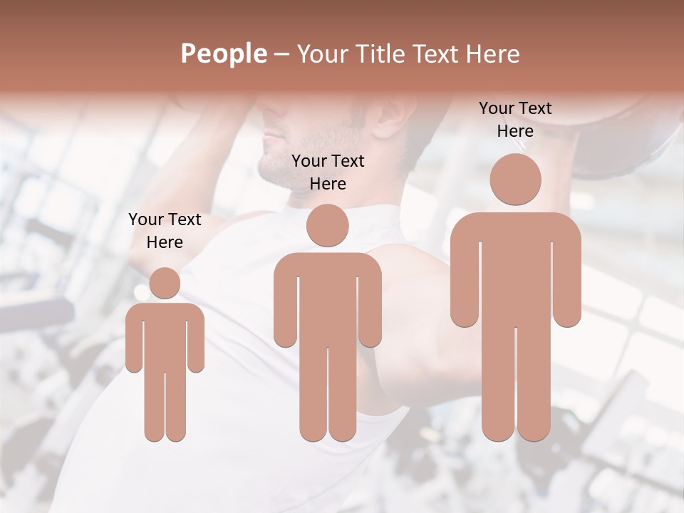 Strength Fitness Strong PowerPoint Template