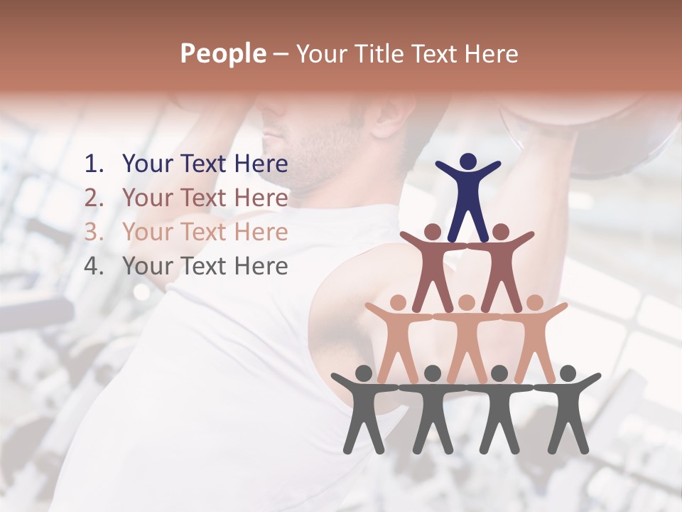 Strength Fitness Strong PowerPoint Template