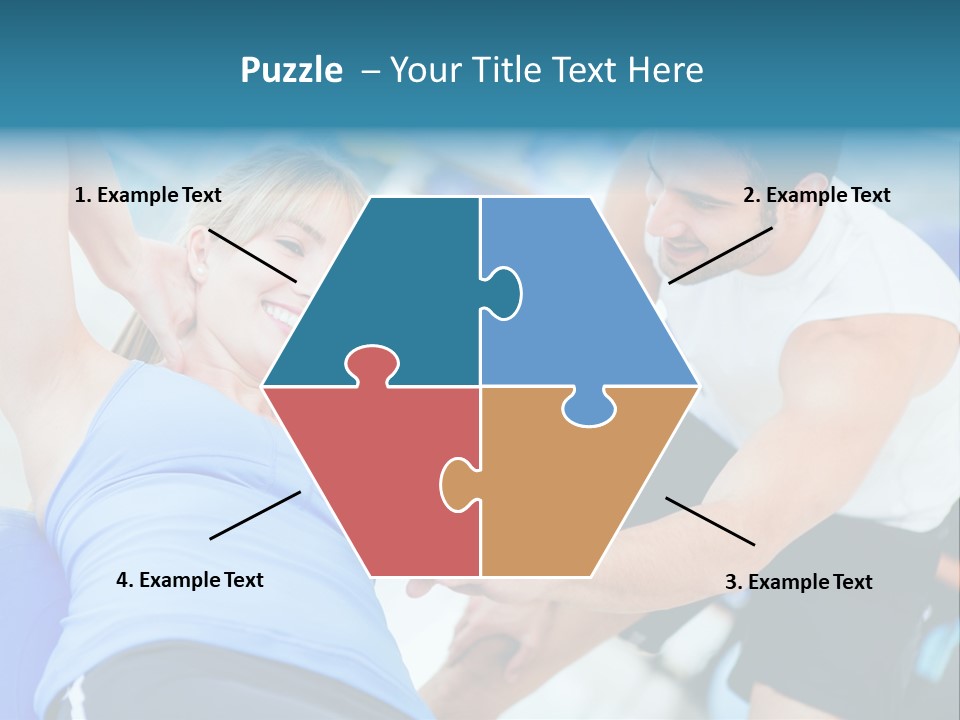 Couple Hispanic Abdominals PowerPoint Template