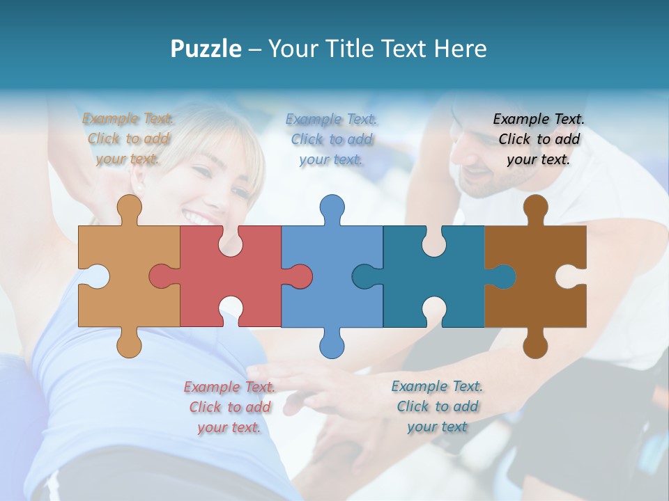 Couple Hispanic Abdominals PowerPoint Template