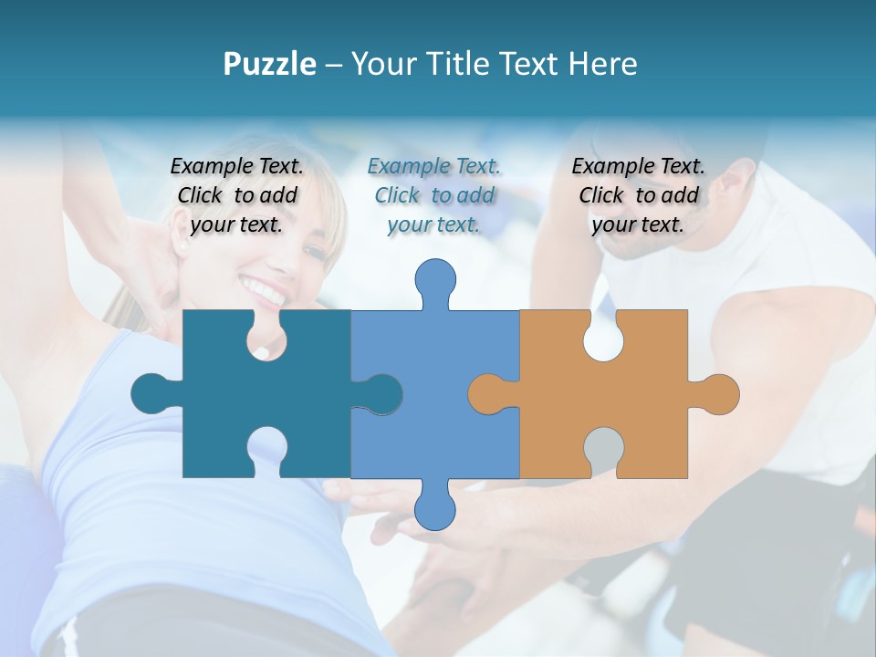 Couple Hispanic Abdominals PowerPoint Template