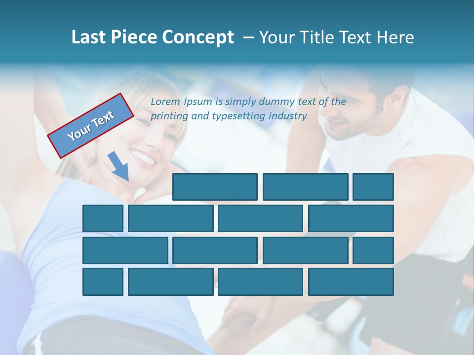 Couple Hispanic Abdominals PowerPoint Template