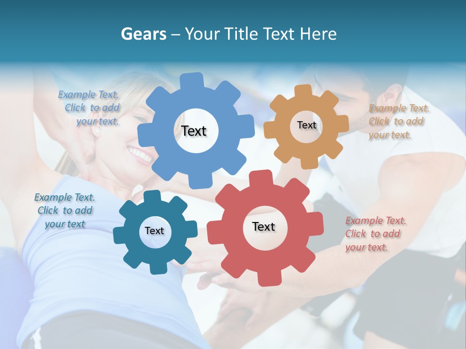 Couple Hispanic Abdominals PowerPoint Template