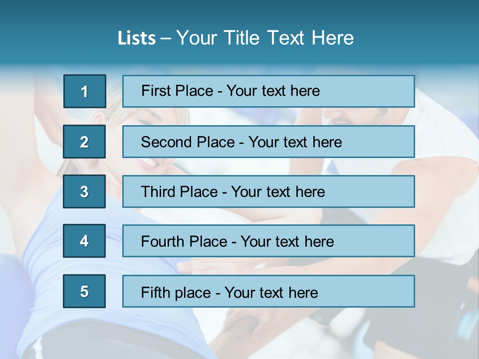 Couple Hispanic Abdominals PowerPoint Template