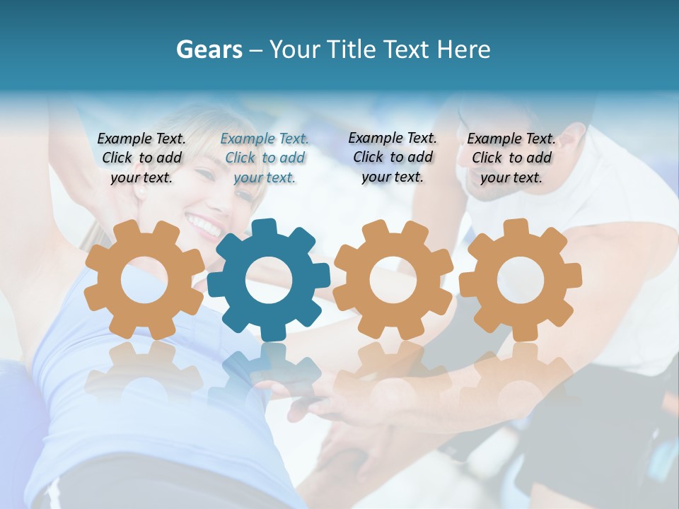 Couple Hispanic Abdominals PowerPoint Template