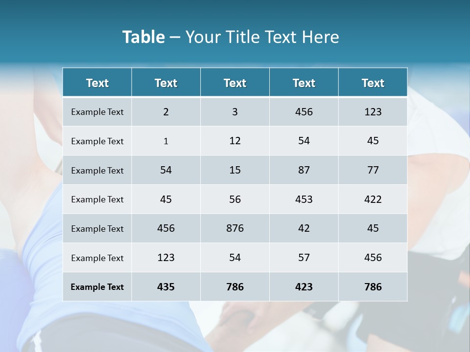 Couple Hispanic Abdominals PowerPoint Template