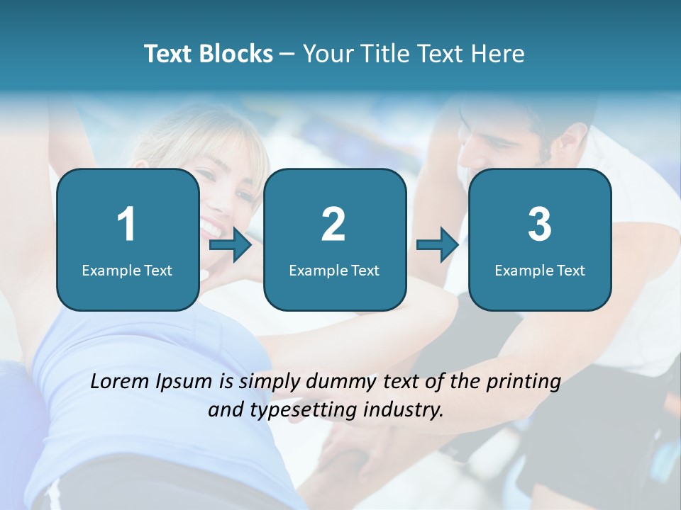 Couple Hispanic Abdominals PowerPoint Template