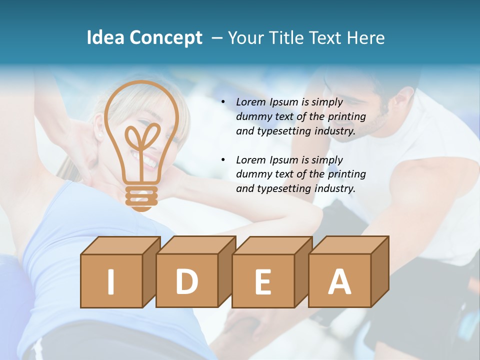 Couple Hispanic Abdominals PowerPoint Template