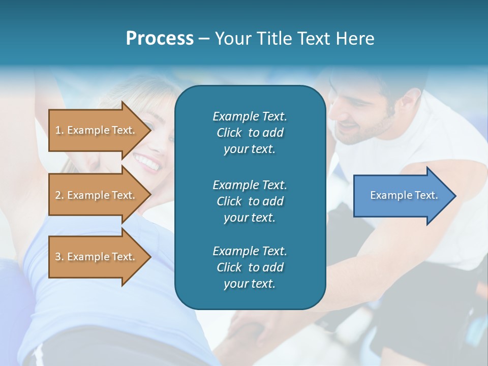 Couple Hispanic Abdominals PowerPoint Template