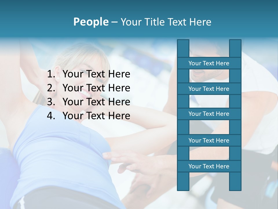 Couple Hispanic Abdominals PowerPoint Template