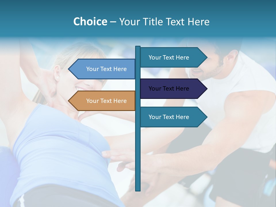 Couple Hispanic Abdominals PowerPoint Template