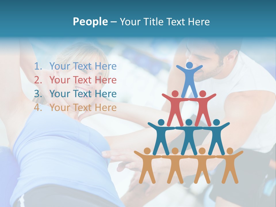 Couple Hispanic Abdominals PowerPoint Template