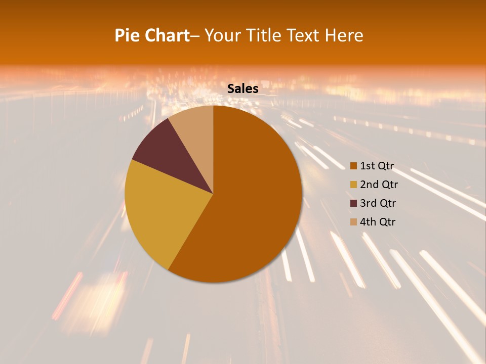 Smog Long Exposure Multiple Lane PowerPoint Template
