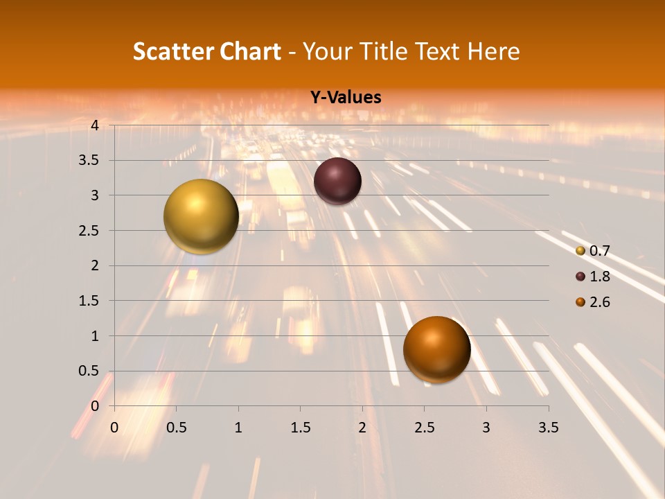 Smog Long Exposure Multiple Lane PowerPoint Template