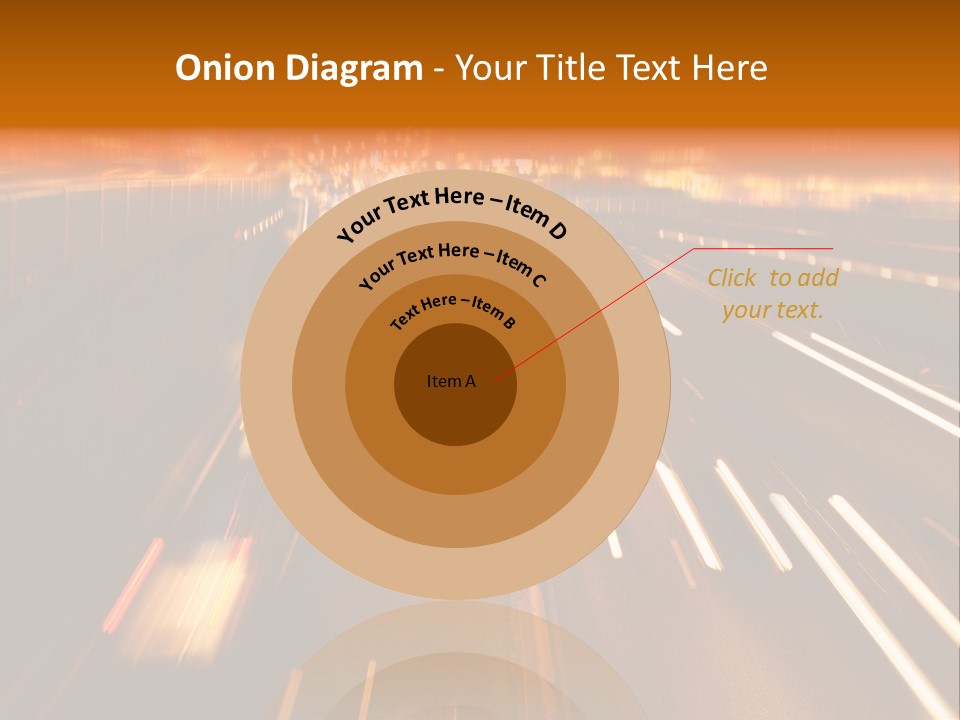 Smog Long Exposure Multiple Lane PowerPoint Template