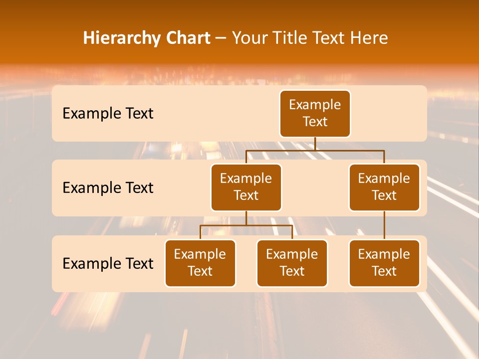 Smog Long Exposure Multiple Lane PowerPoint Template