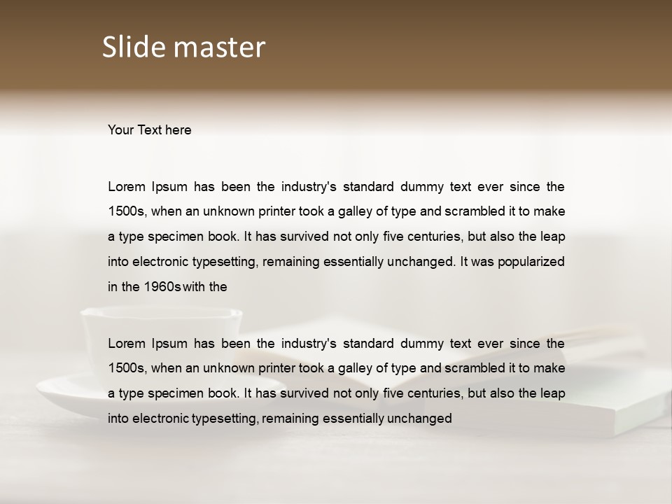 Furniture Tree Interior PowerPoint Template