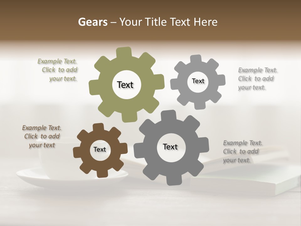 Furniture Tree Interior PowerPoint Template