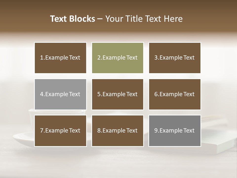 Furniture Tree Interior PowerPoint Template