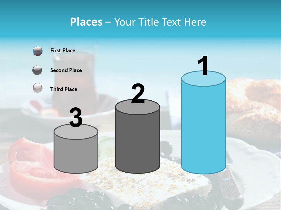 Bagel Olives Jug PowerPoint Template