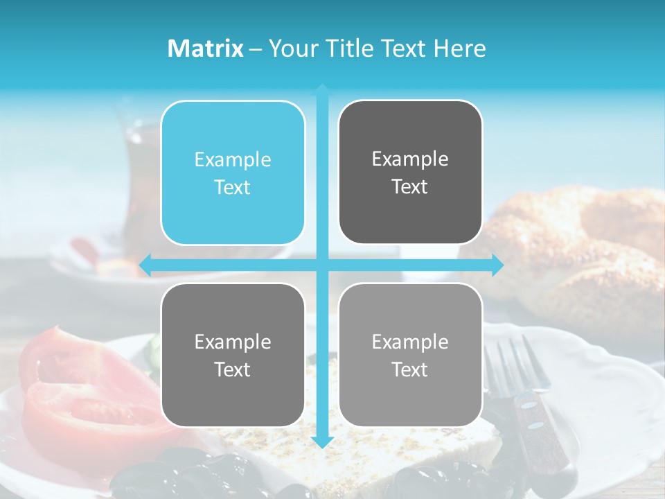 Bagel Olives Jug PowerPoint Template