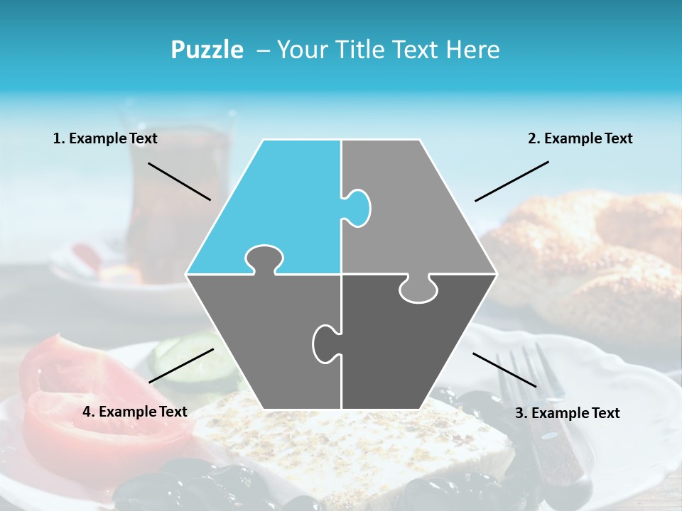 Bagel Olives Jug PowerPoint Template