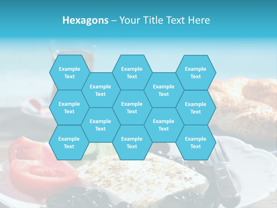 Bagel Olives Jug PowerPoint Template