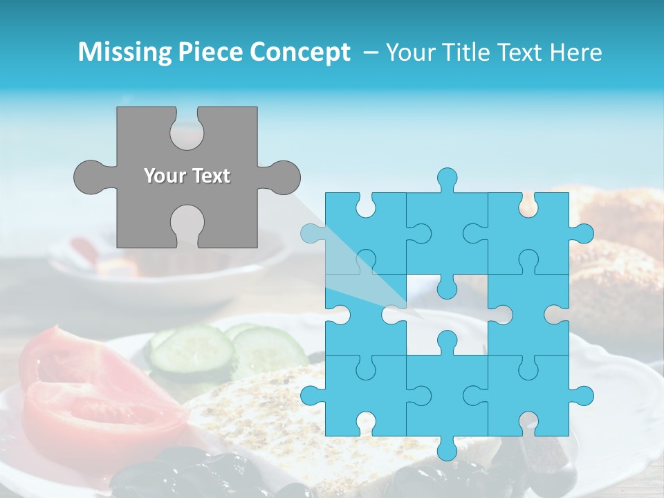 Bagel Olives Jug PowerPoint Template