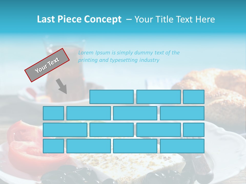 Bagel Olives Jug PowerPoint Template