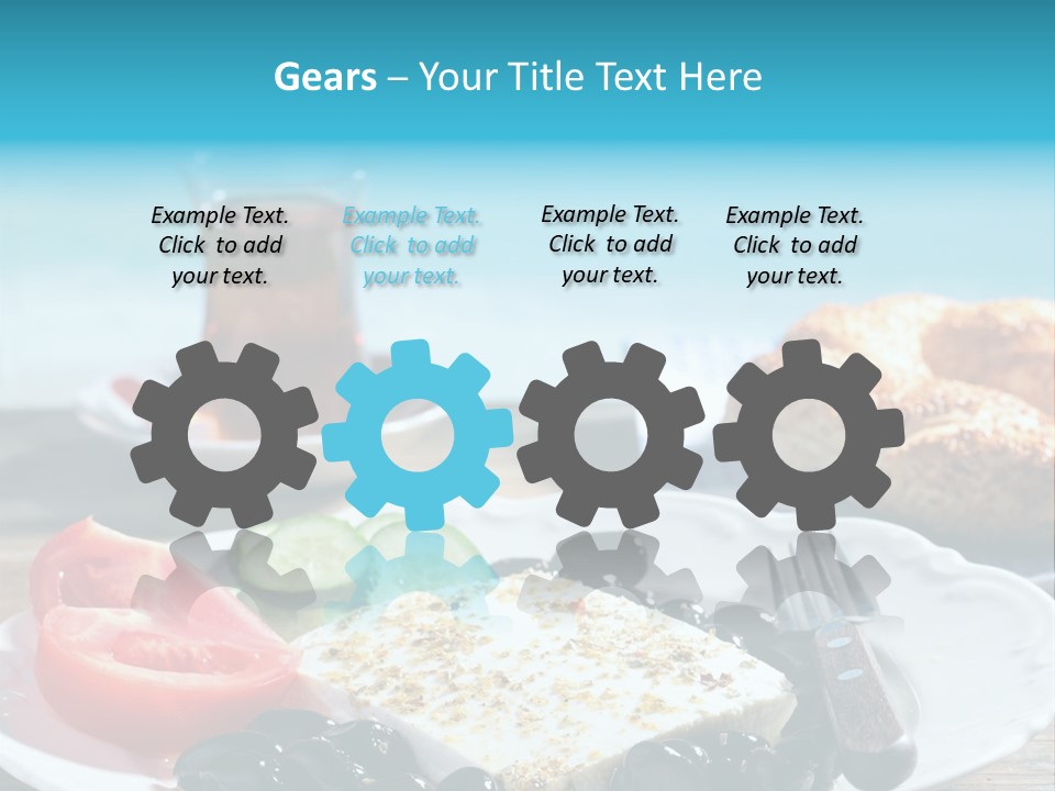 Bagel Olives Jug PowerPoint Template