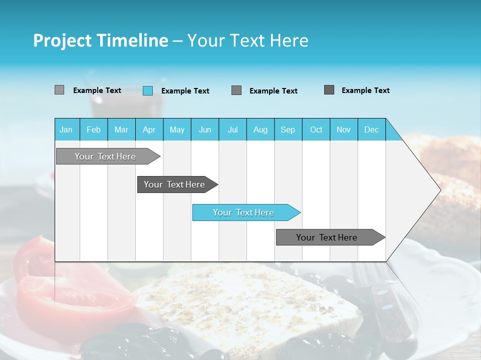 Bagel Olives Jug PowerPoint Template