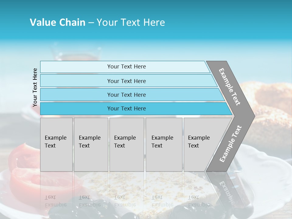 Bagel Olives Jug PowerPoint Template