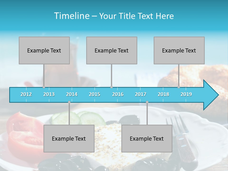 Bagel Olives Jug PowerPoint Template