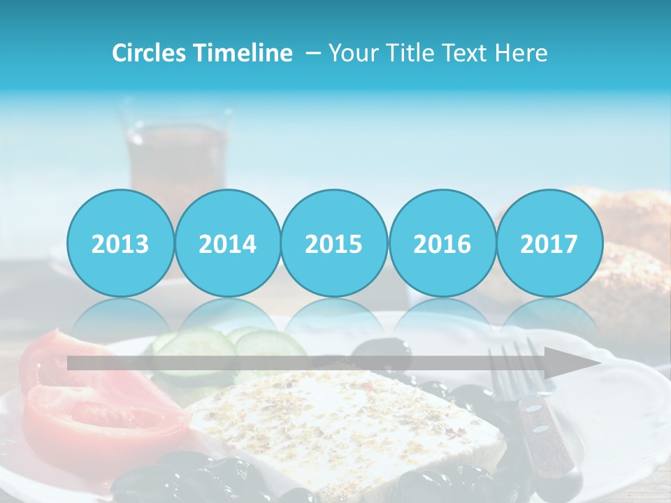 Bagel Olives Jug PowerPoint Template