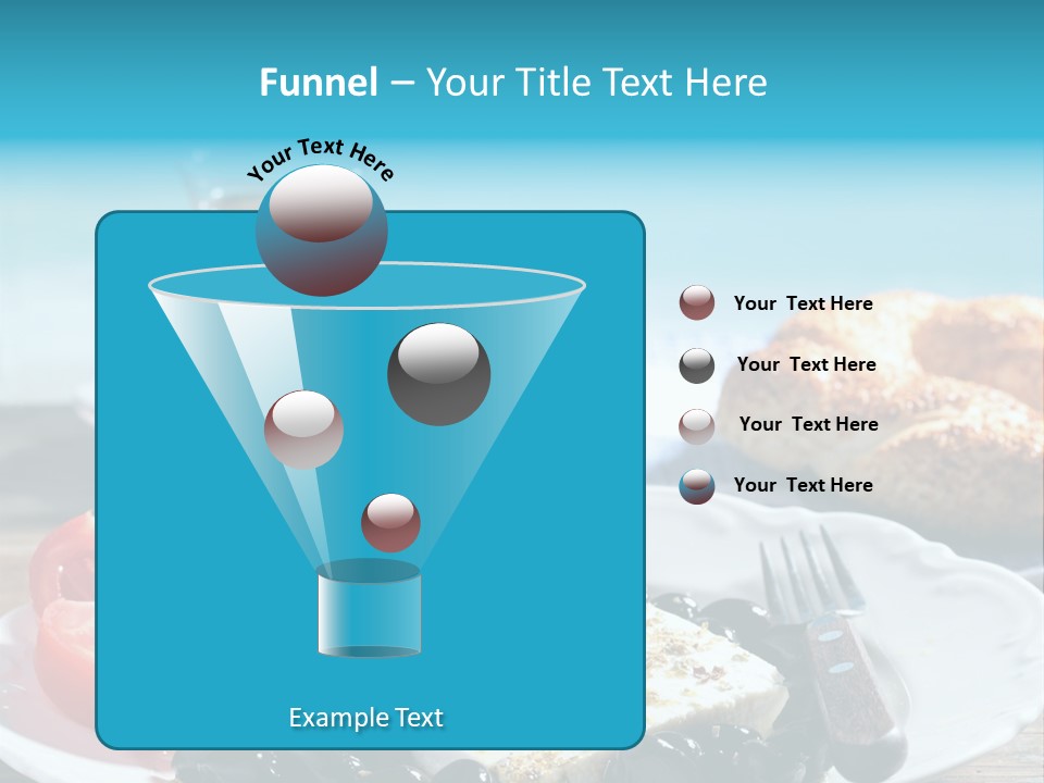 Bagel Olives Jug PowerPoint Template