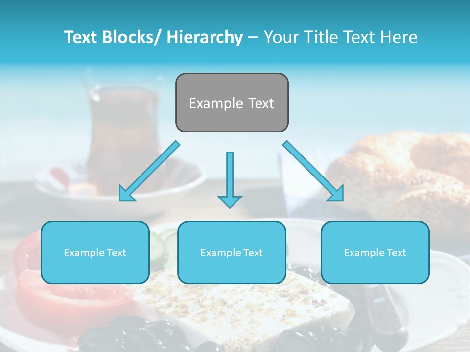 Bagel Olives Jug PowerPoint Template