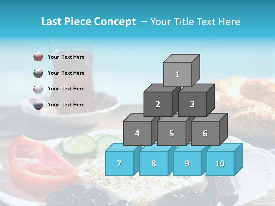 Bagel Olives Jug PowerPoint Template