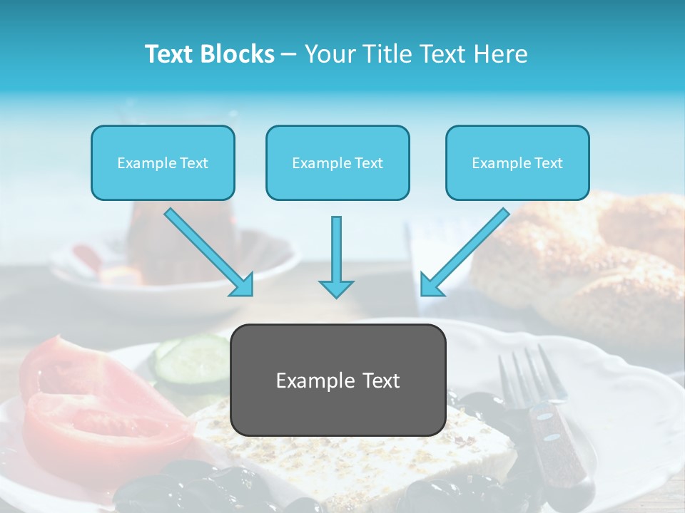 Bagel Olives Jug PowerPoint Template