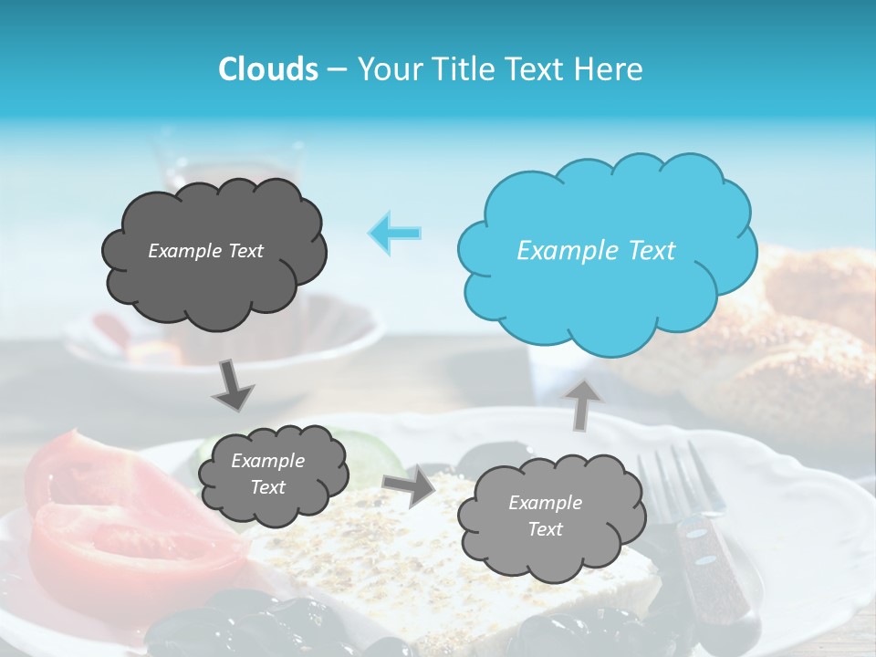 Bagel Olives Jug PowerPoint Template