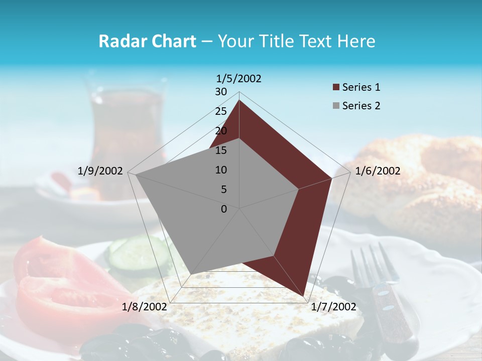 Bagel Olives Jug PowerPoint Template