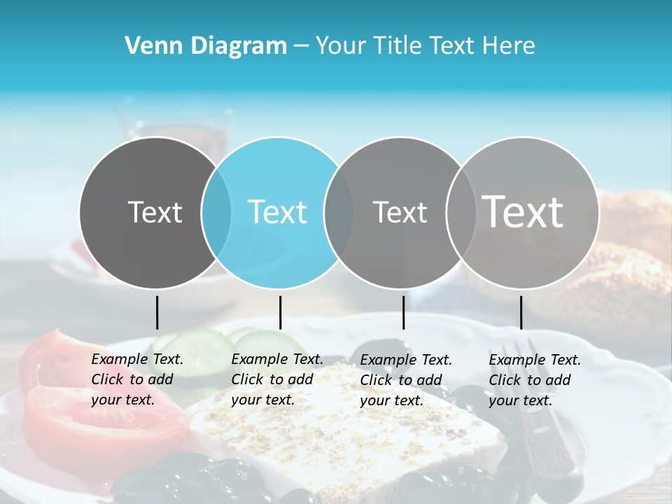 Bagel Olives Jug PowerPoint Template