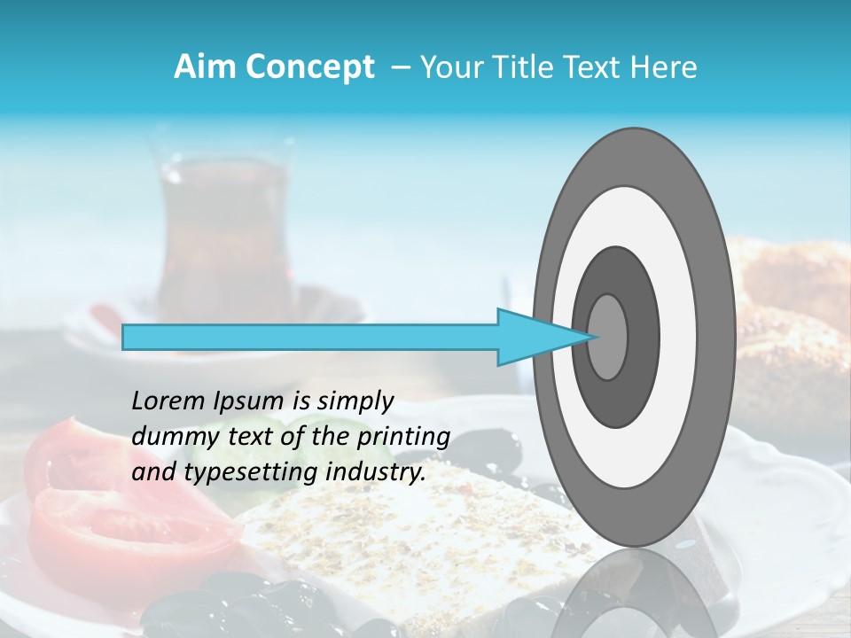 Bagel Olives Jug PowerPoint Template