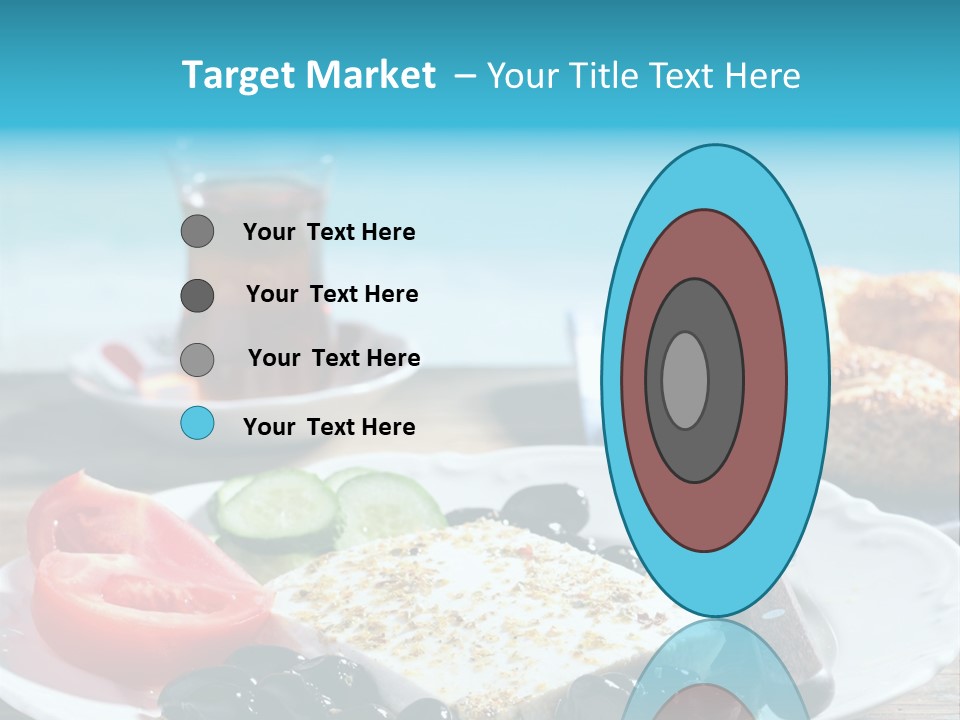 Bagel Olives Jug PowerPoint Template