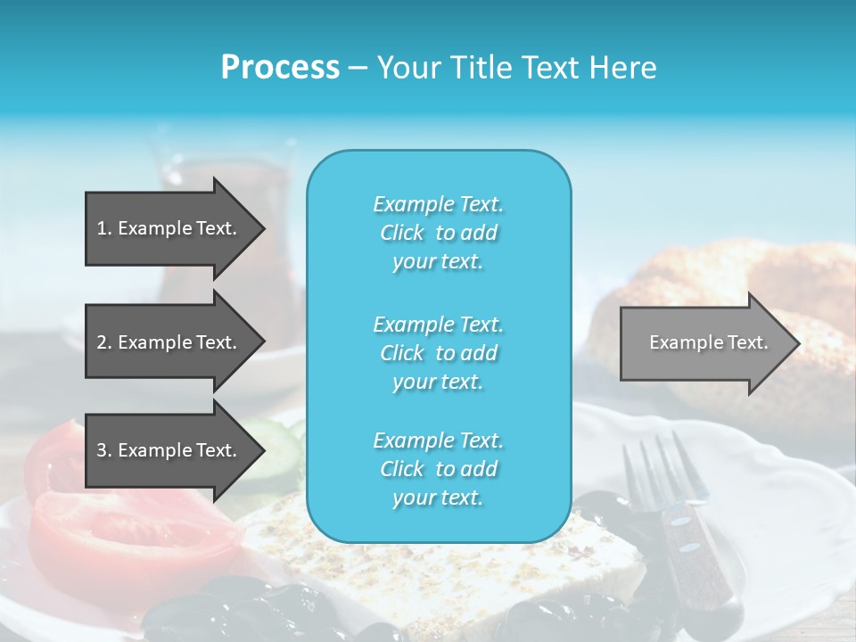 Bagel Olives Jug PowerPoint Template
