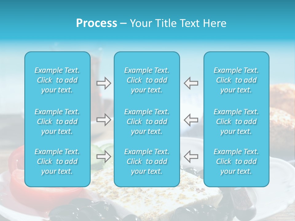 Bagel Olives Jug PowerPoint Template